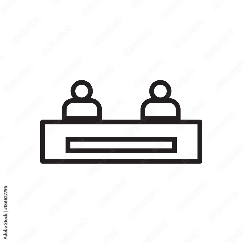 news anchors icon Vector illustration, EPS10 news anchors icon Vector illustration, EPS10