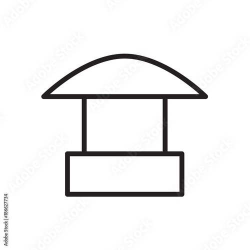 Wallpaper Mural Sales booth icon Vector illustration, EPS10 . Torontodigital.ca