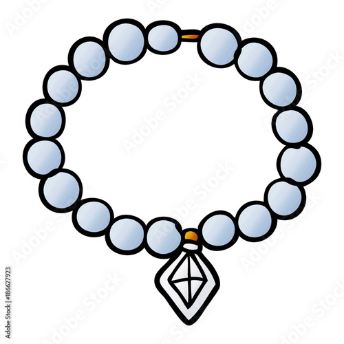 cartoon pearl necklace