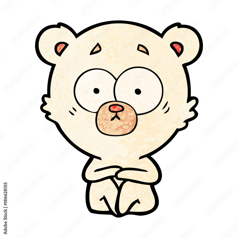 surprised polar bear cartoon surprised polar bear cartoon