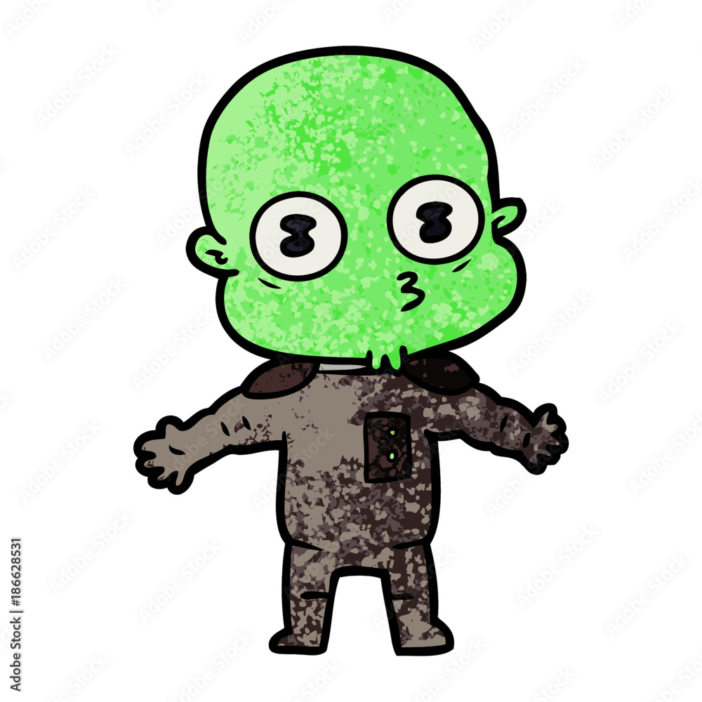 cartoon weird bald spaceman cartoon weird bald spaceman