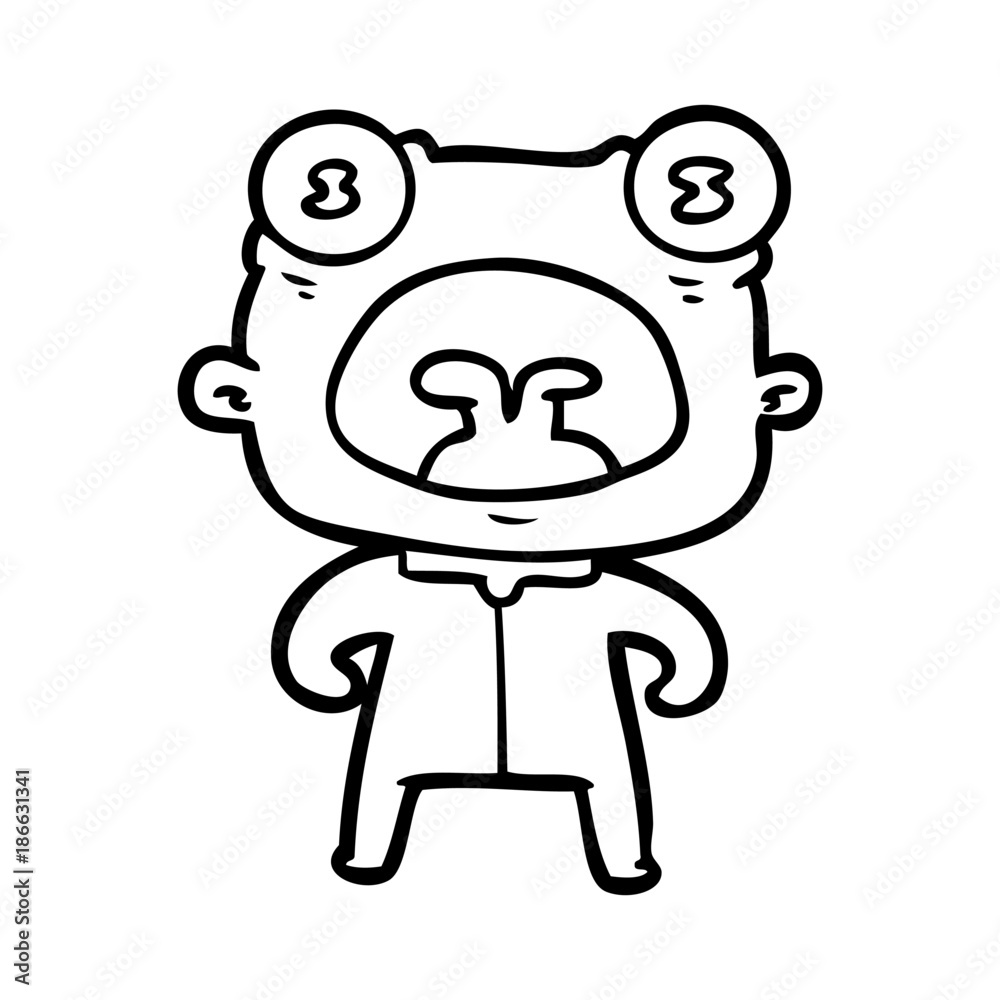 cartoon weird alien shouting cartoon weird alien shouting