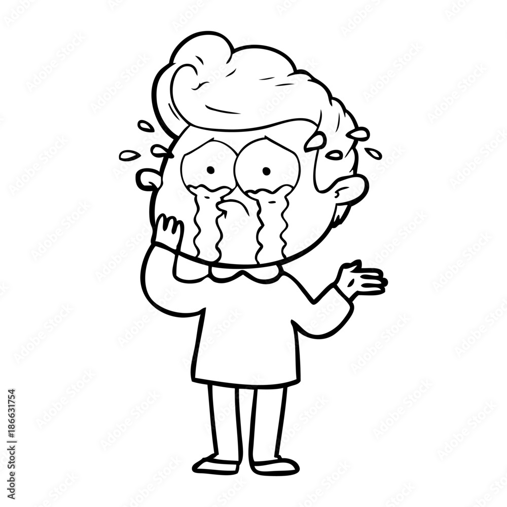 cartoon worried crying man cartoon worried crying man