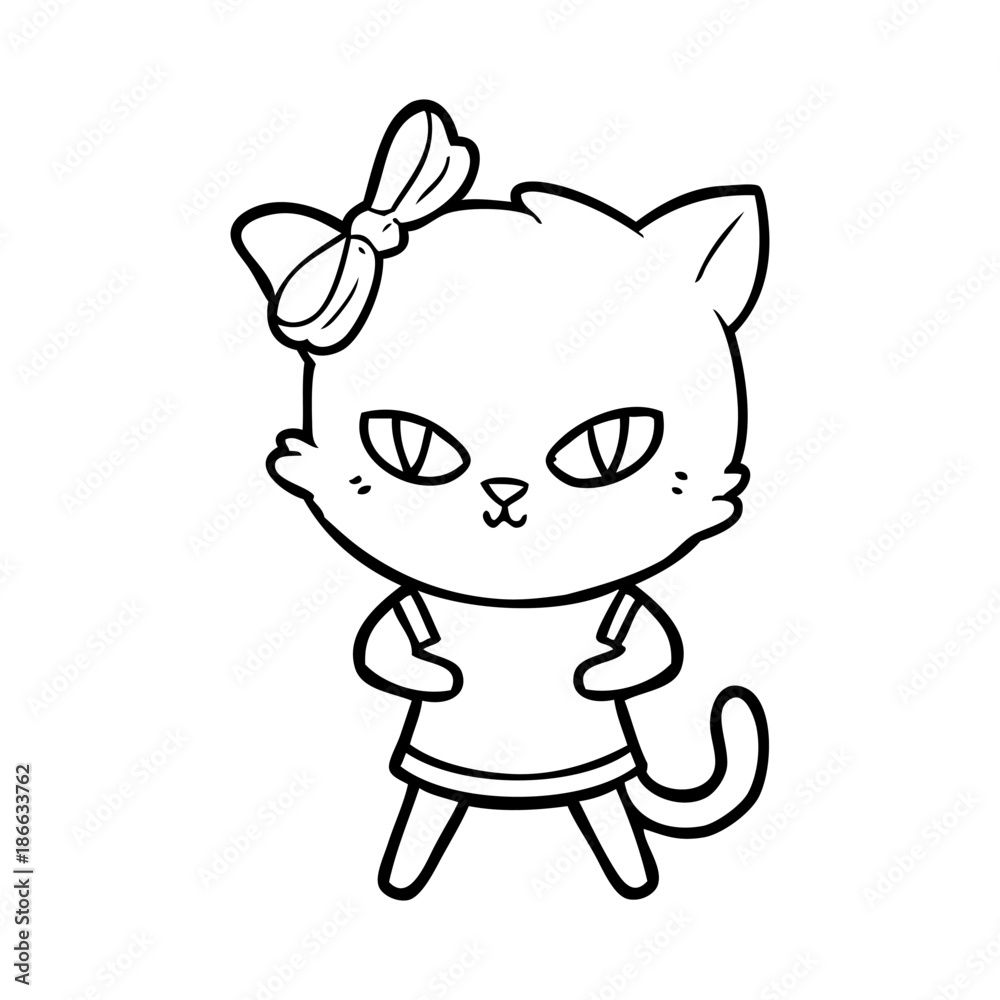 cute cartoon cat cute cartoon cat