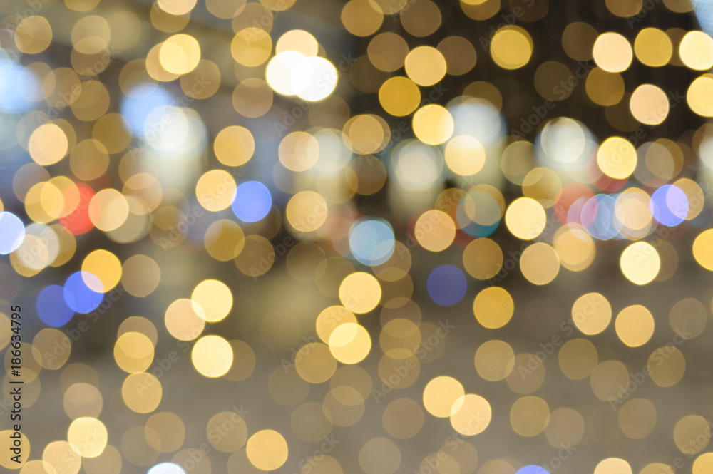 Multicolored lights, garland