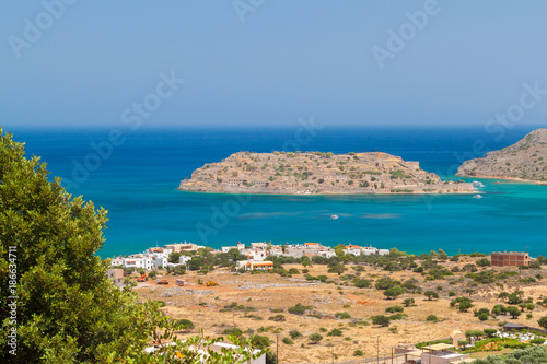 Spinalonga island on Crete, Greece