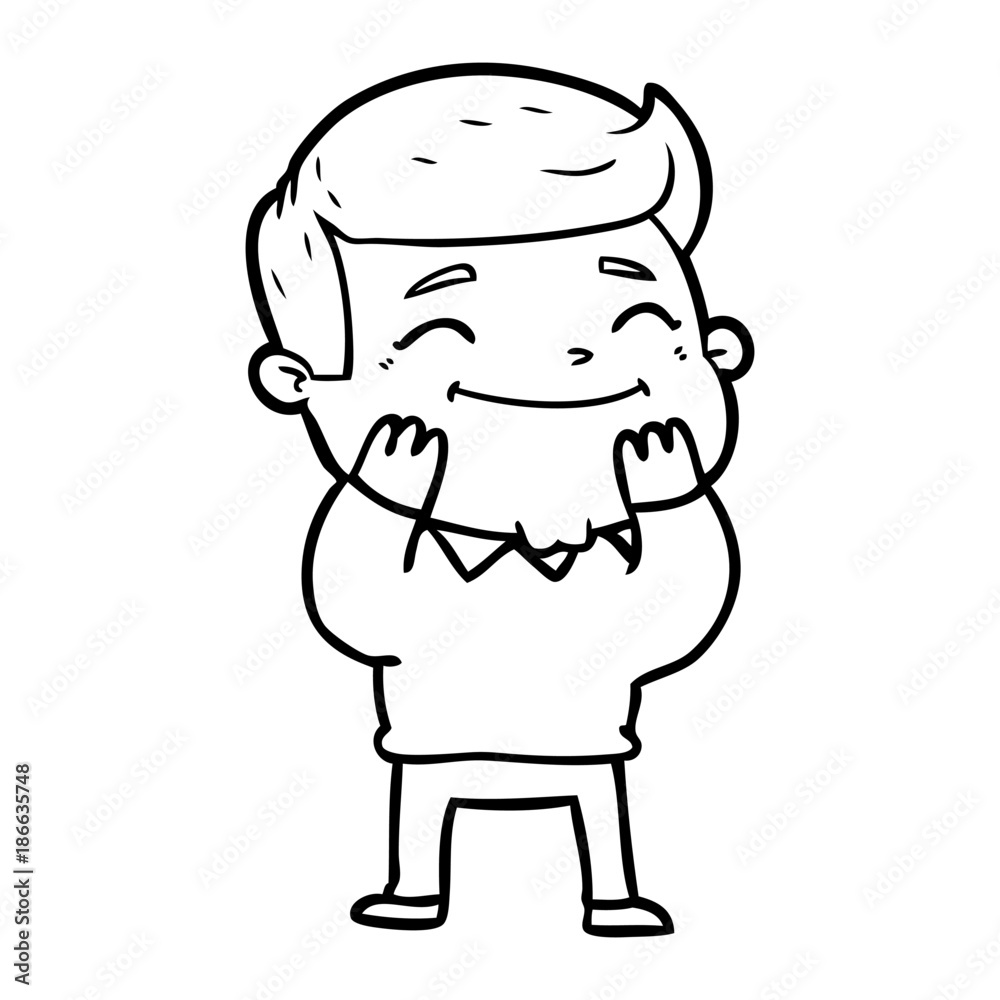 happy cartoon man happy cartoon man
