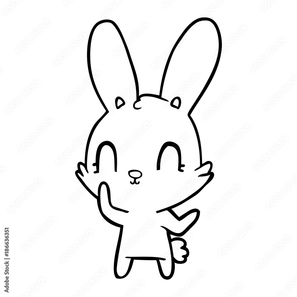 cute cartoon rabbit cute cartoon rabbit