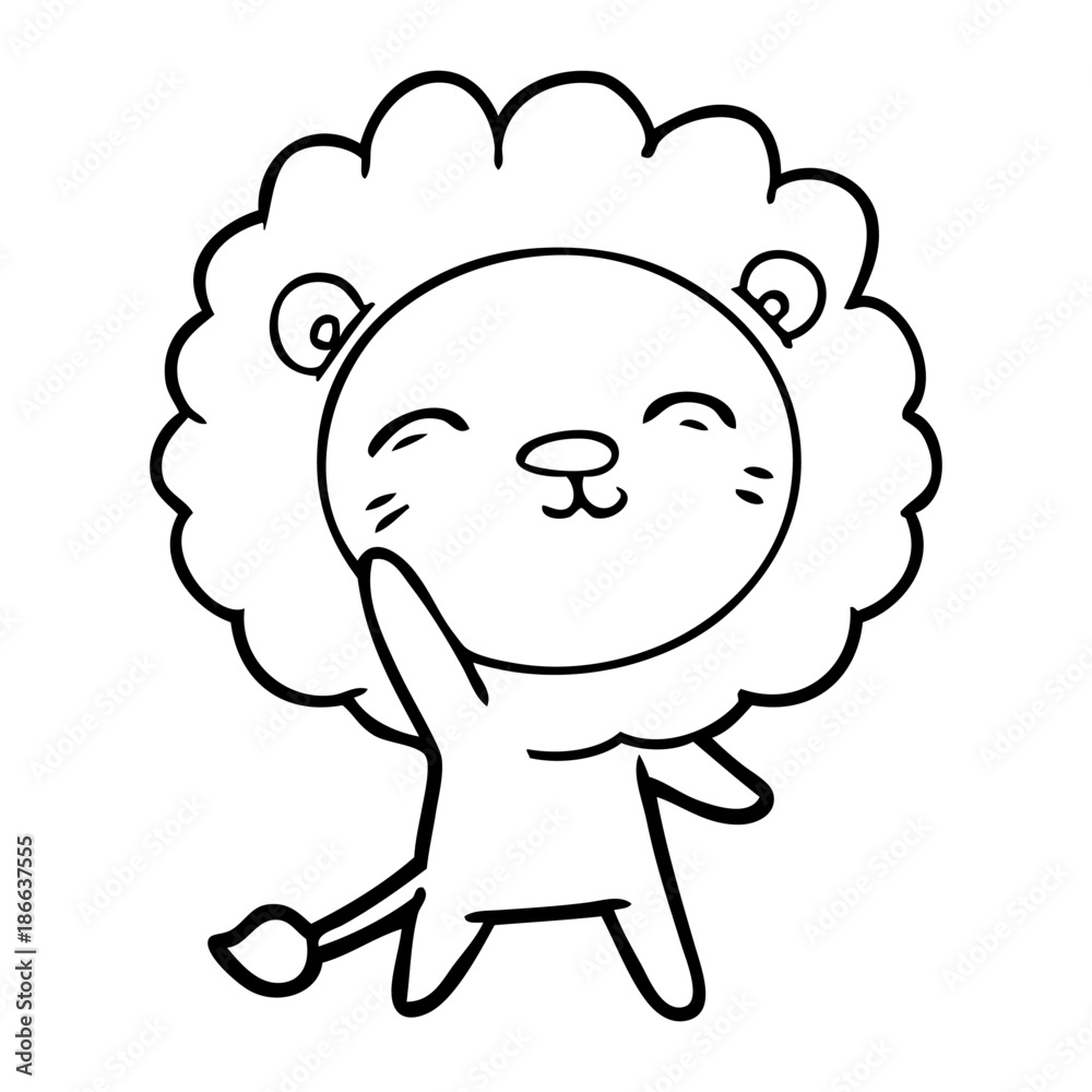 cartoon lion cartoon lion