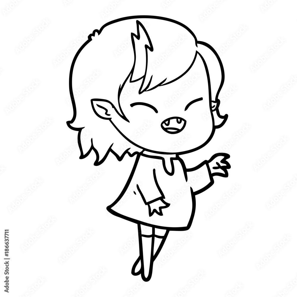 cartoon laughing vampire girl cartoon laughing vampire girl
