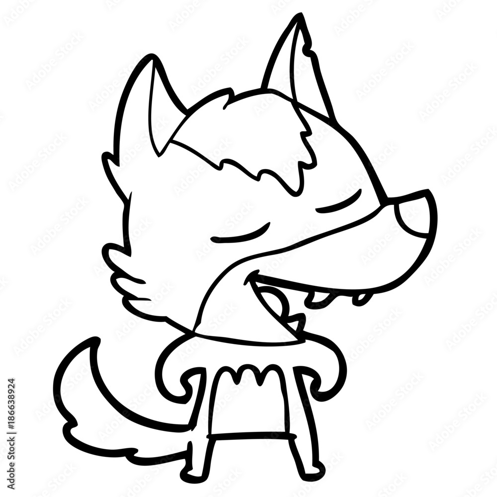 cartoon wolf laughing cartoon wolf laughing