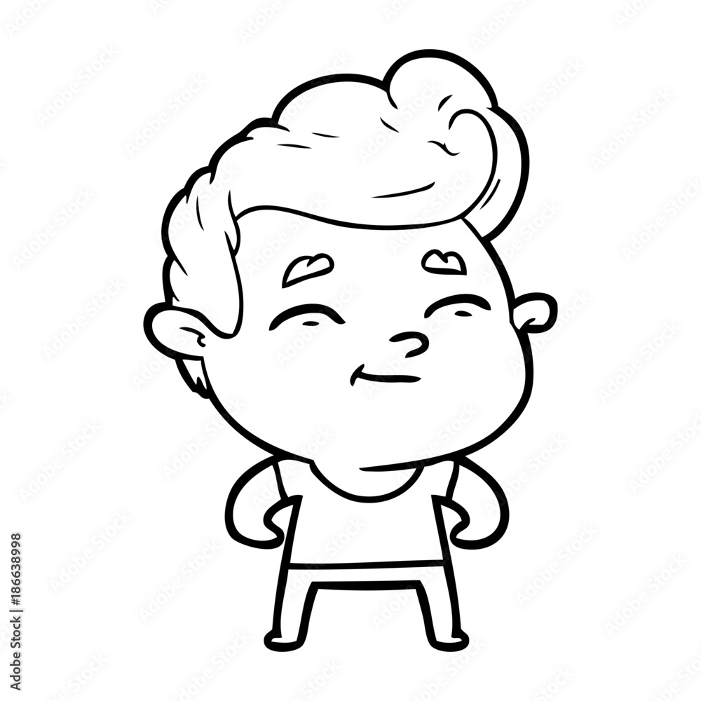 happy cartoon man happy cartoon man