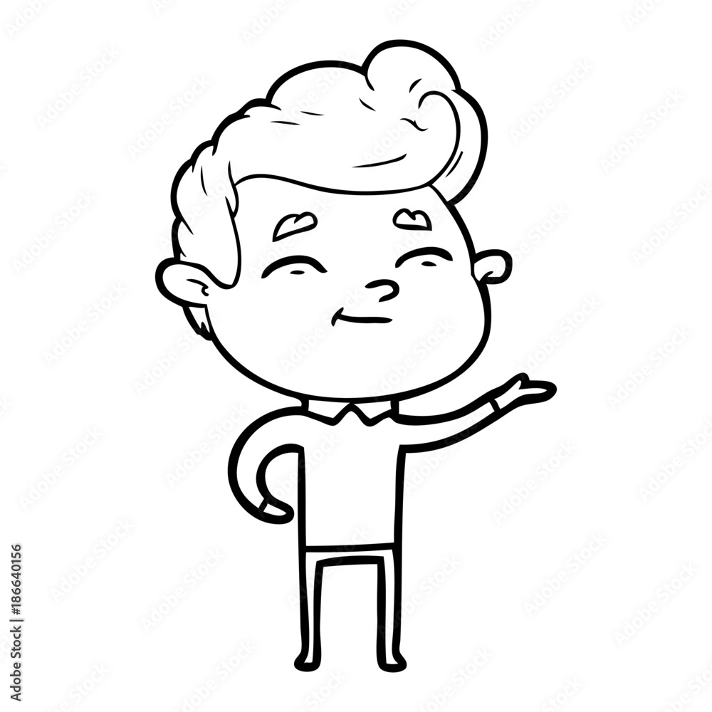 happy cartoon man happy cartoon man
