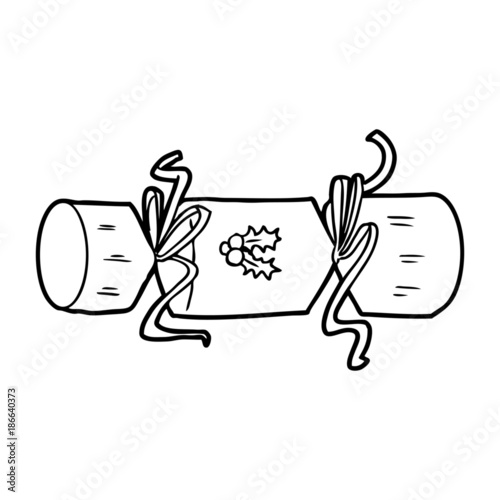 xmas cracker cartoon