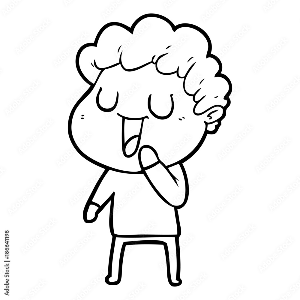 laughing cartoon man laughing cartoon man
