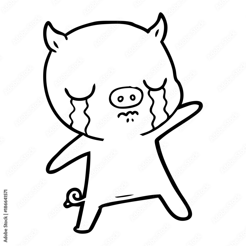 cartoon pig crying cartoon pig crying