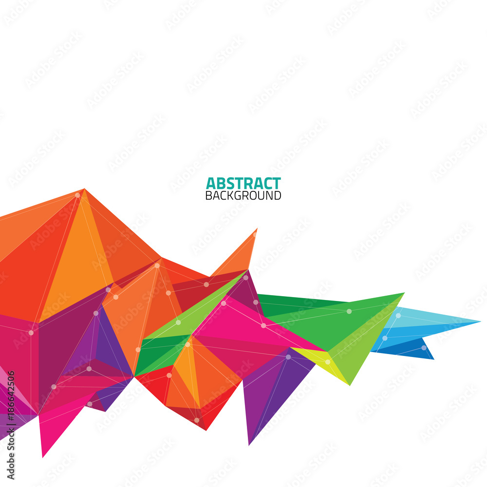 Abstract Polygon Background Design