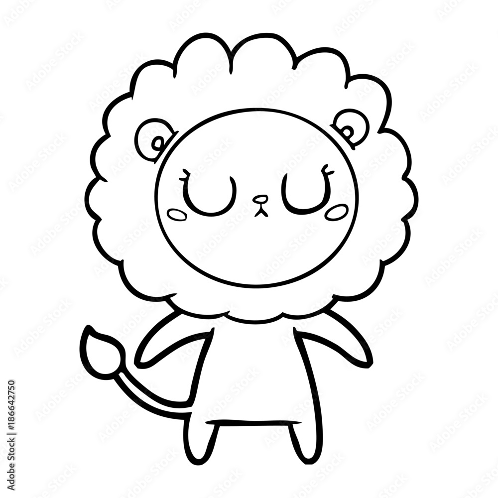 cartoon lion cartoon lion