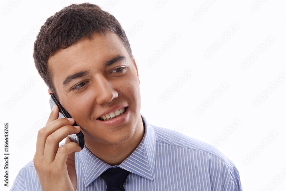 modern young talking on the phone modern young talking on the phone