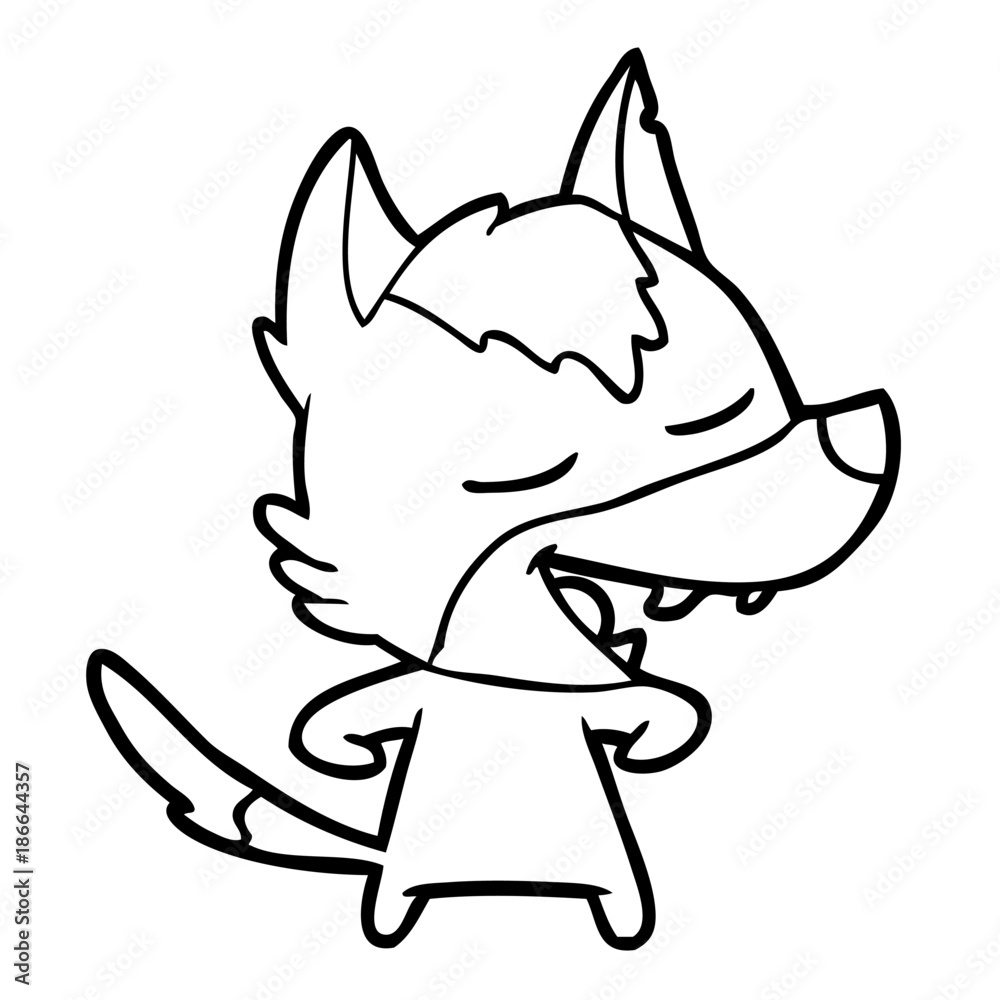 cartoon wolf laughing cartoon wolf laughing