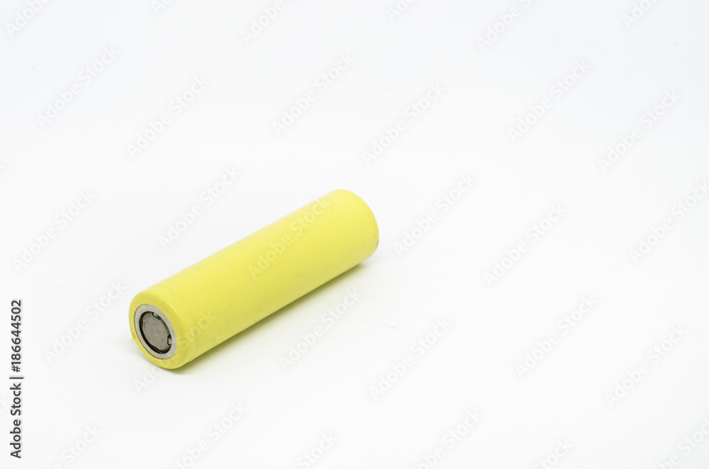 41865 lithium battery isolated on white background 41865 lithium battery isolated on white background
