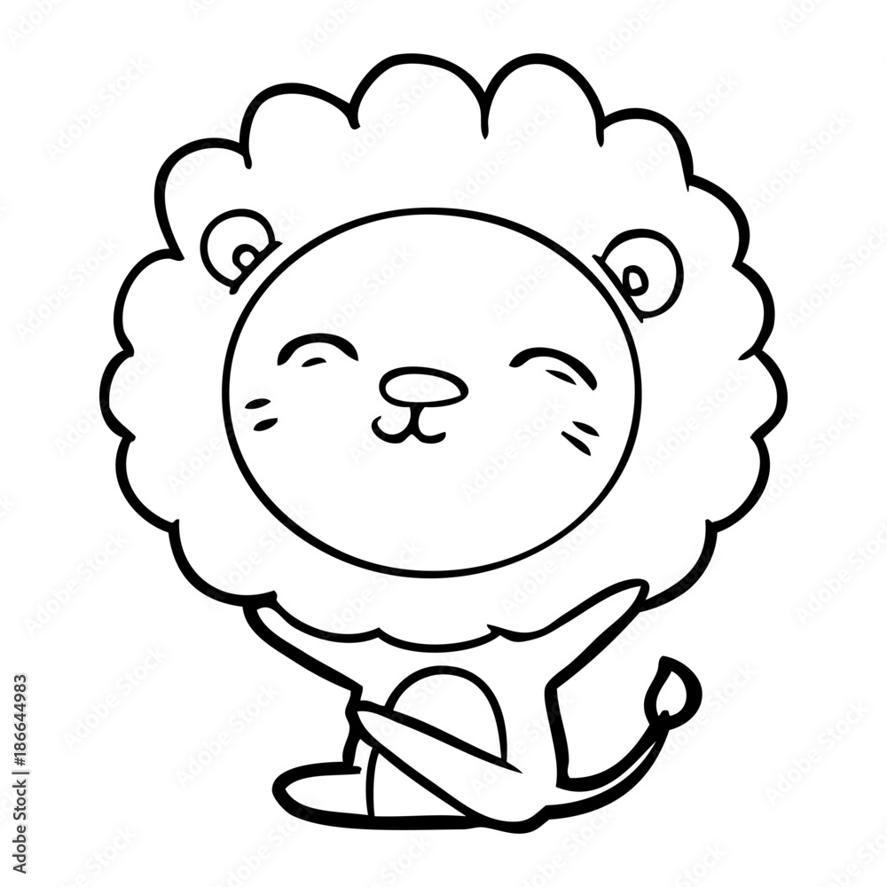 cartoon lion cartoon lion