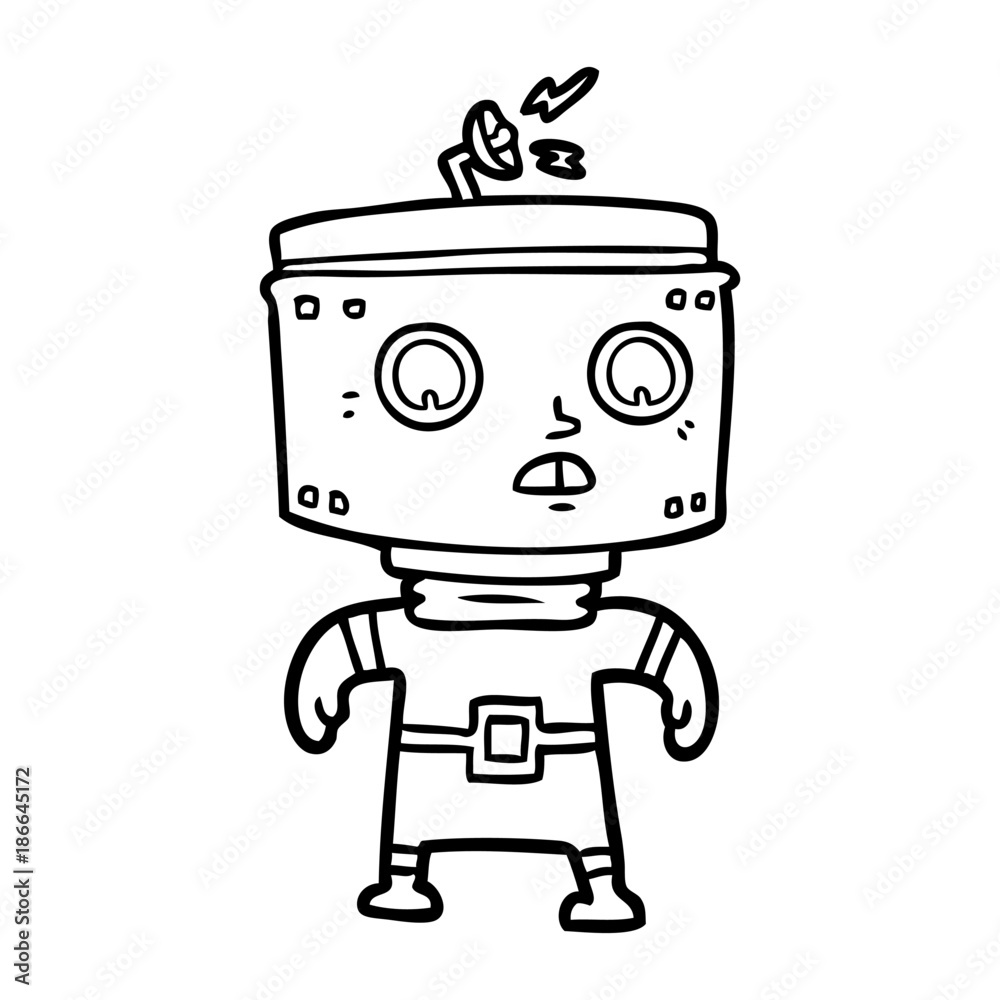 cartoon robot cartoon robot