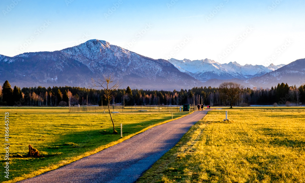 Naklejka premium european alps