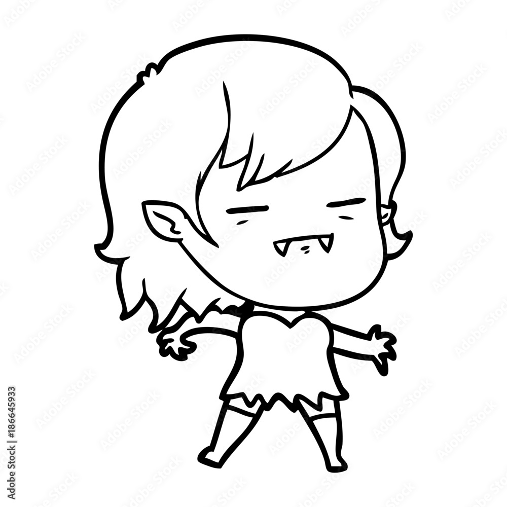 cartoon undead vampire girl cartoon undead vampire girl