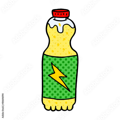 cartoon soda bottle