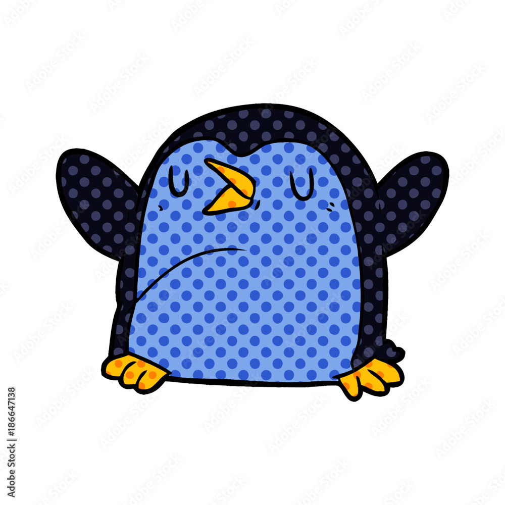 Obraz premium cartoon penguin