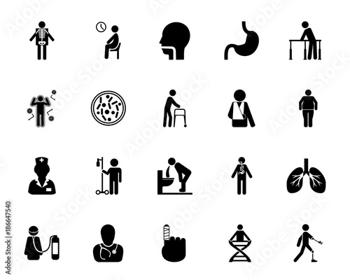 Healthcare icon set