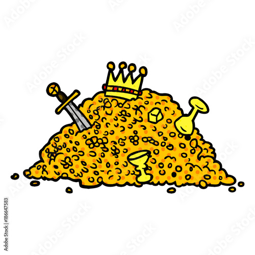 cartoon ple of treasure