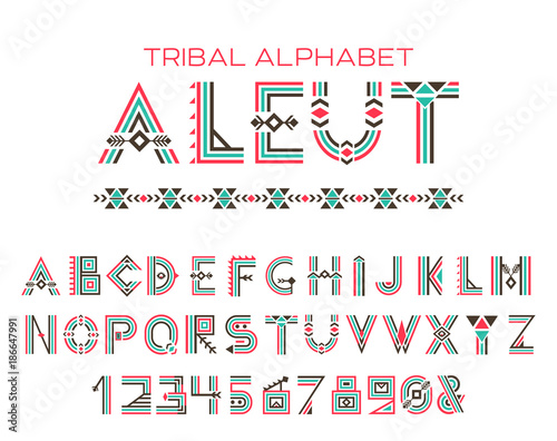 Tribal Aleut alphabet