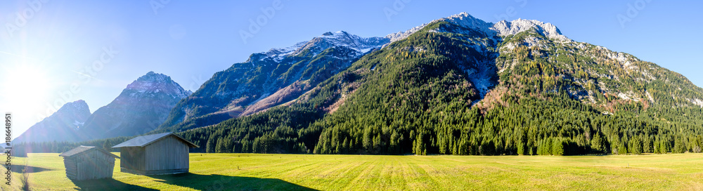 leutasch valley in austria