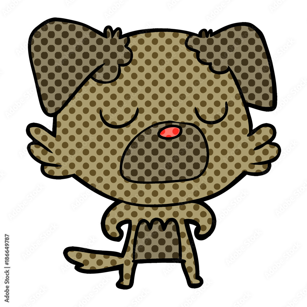 Fototapeta premium cartoon dog