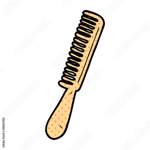 cartoon comb