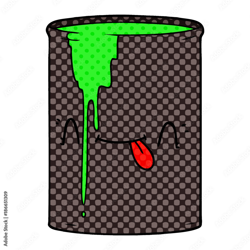 cartoon toxic waste Stock Vector | Adobe Stock