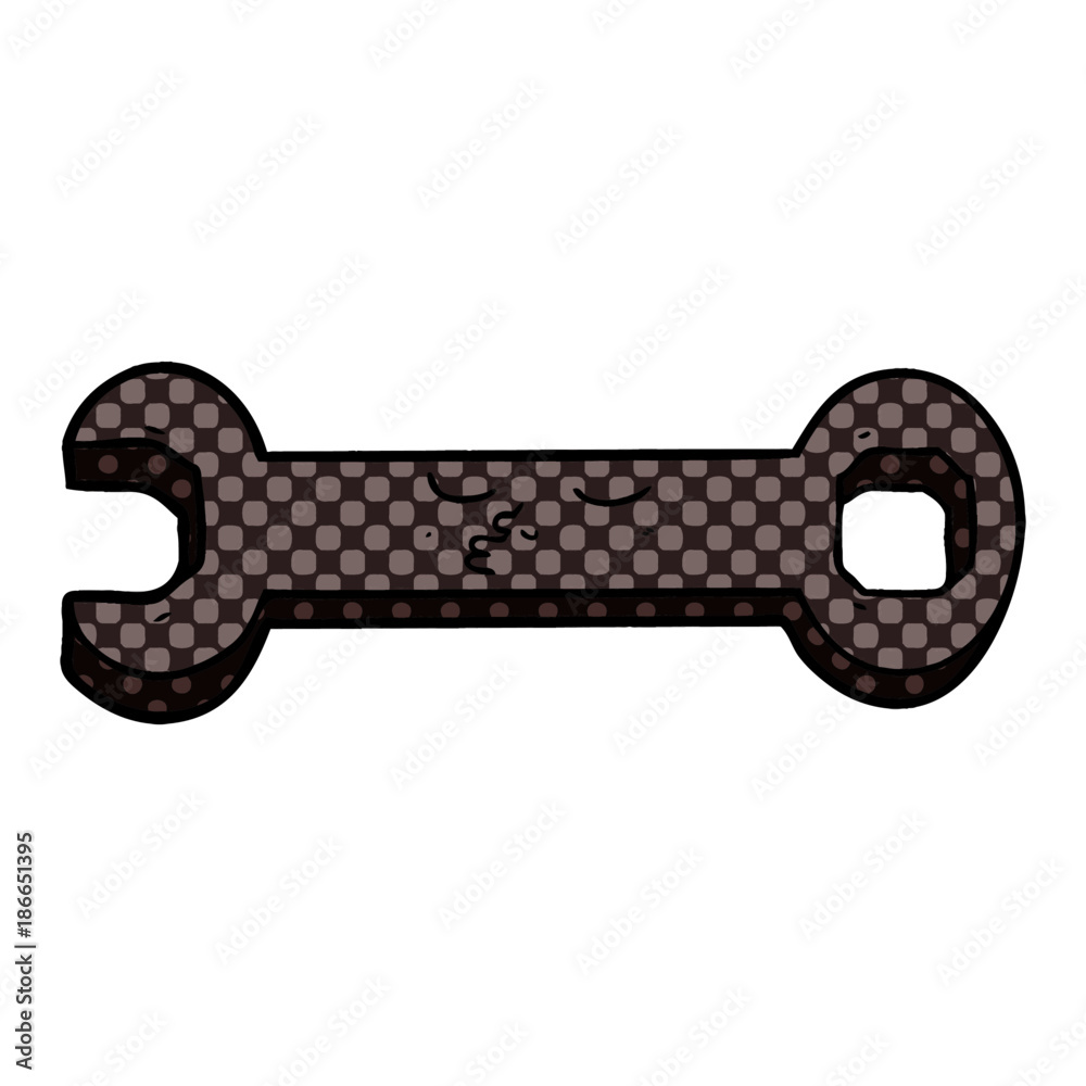 cartoon spanner