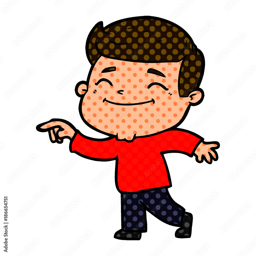 happy cartoon man happy cartoon man