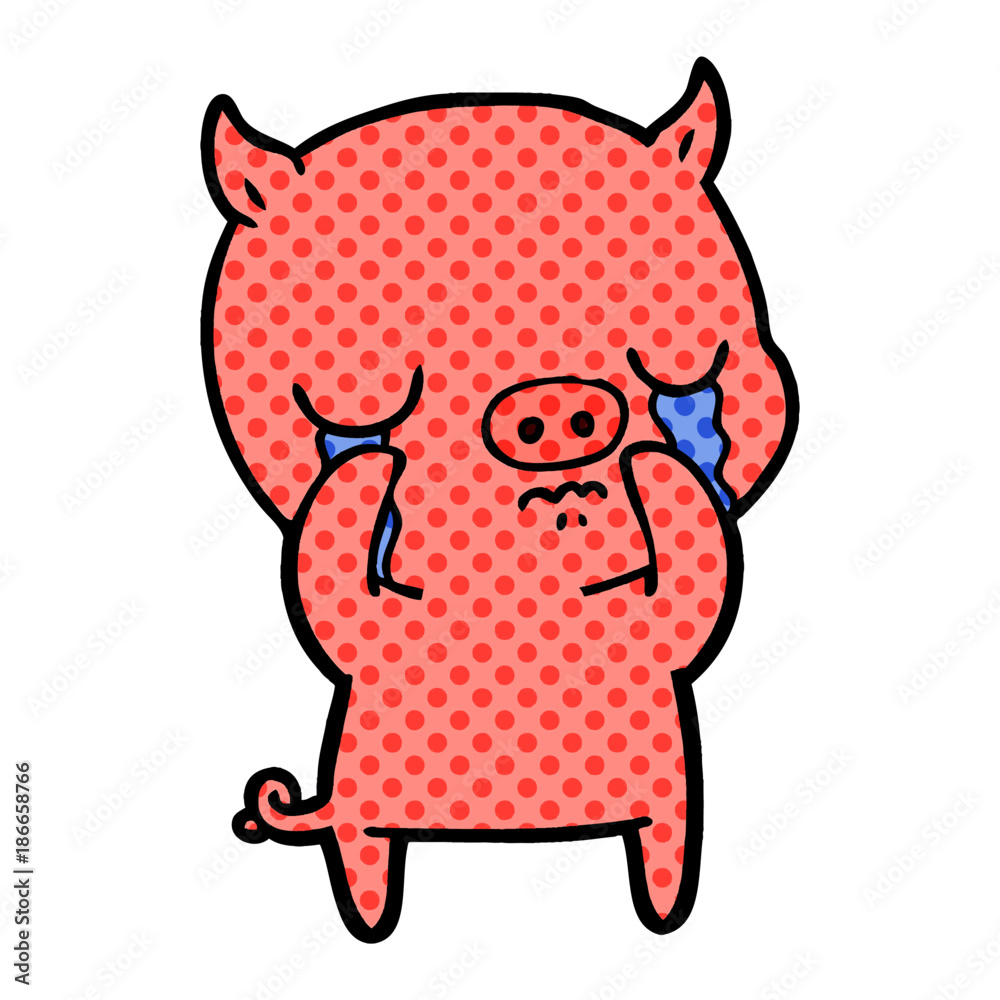 cartoon pig crying cartoon pig crying