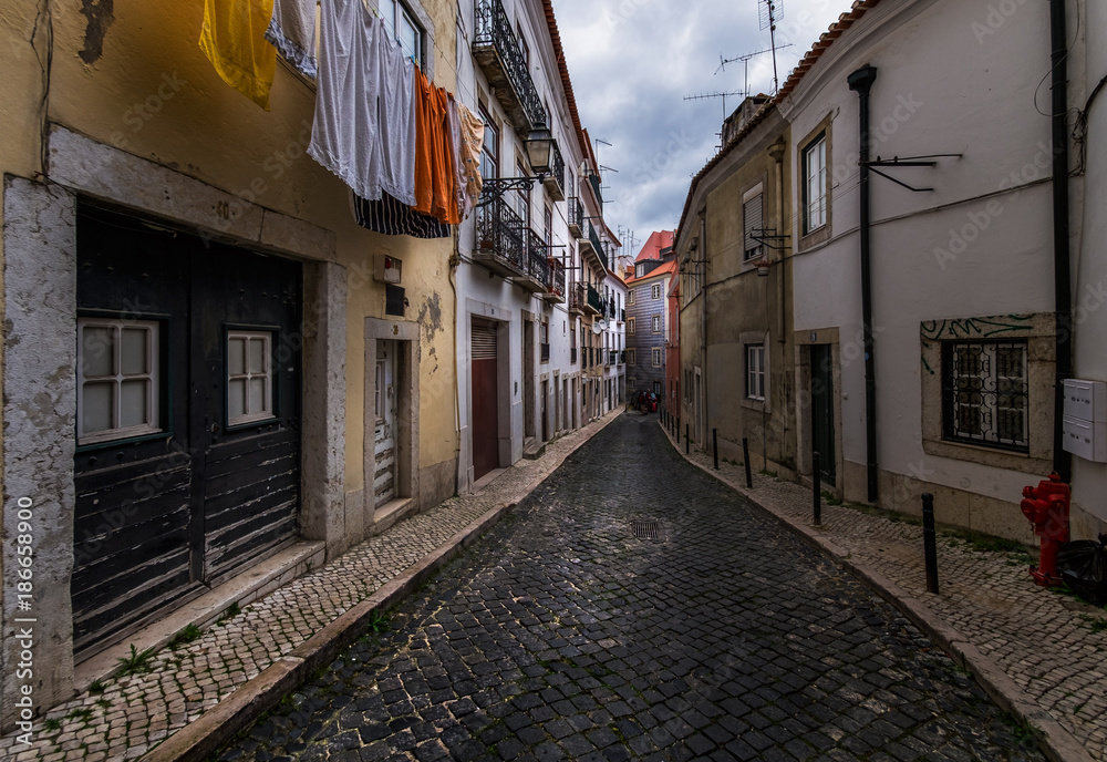 The streets of Porto. Portugal.