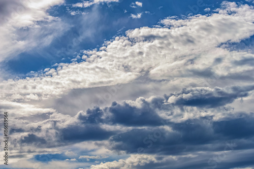 background of the sky with dramatic clouds
