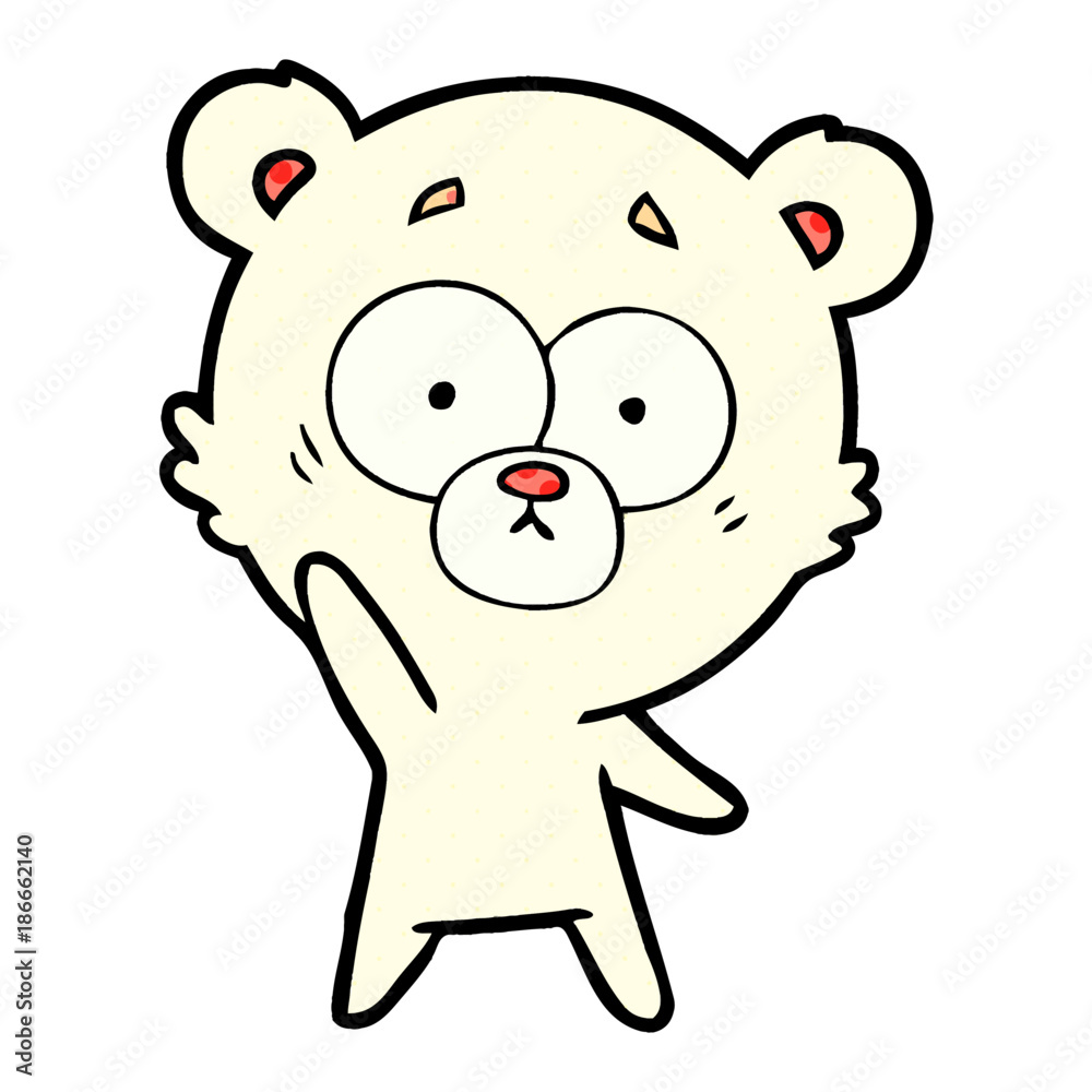 surprised polar bear cartoon surprised polar bear cartoon