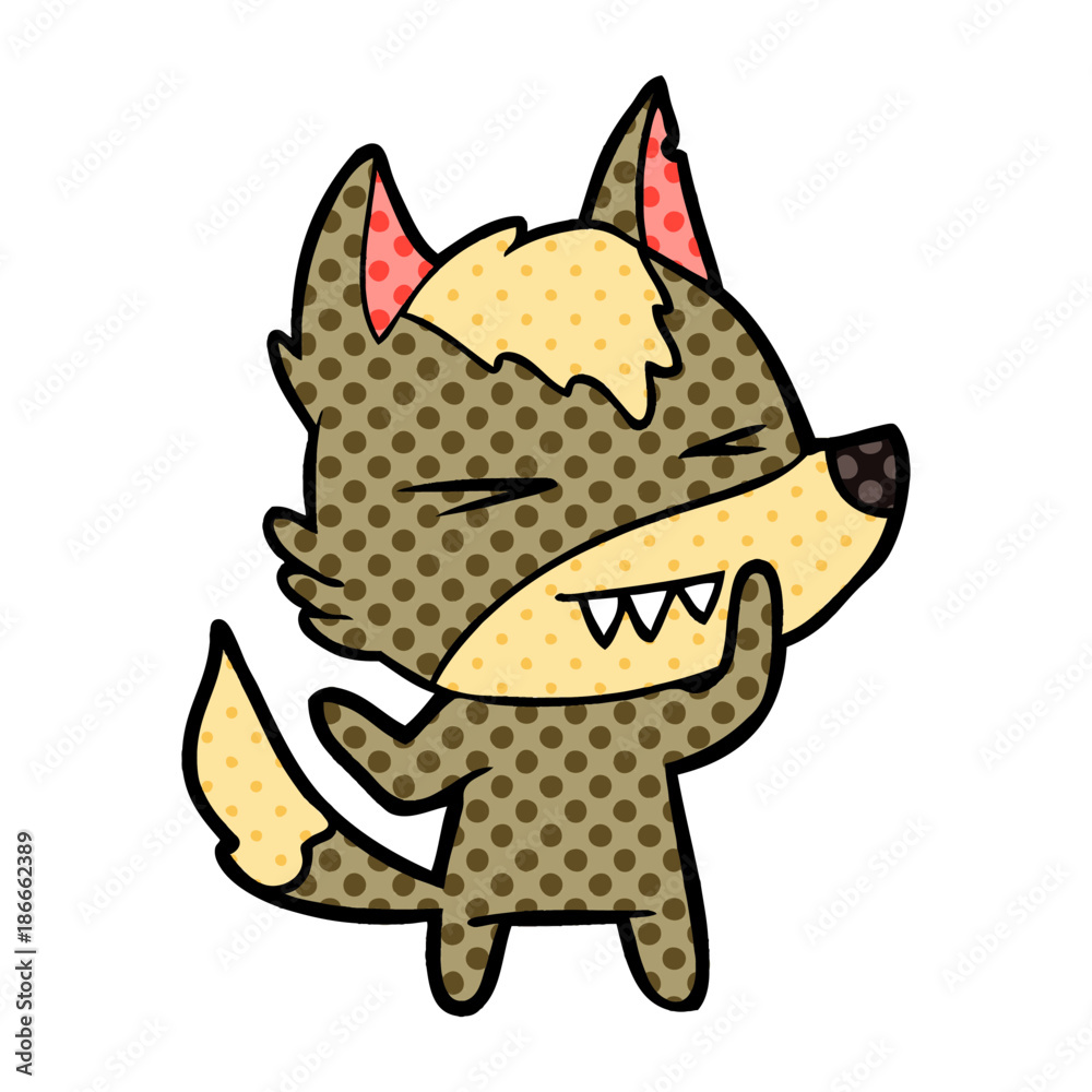 angry wolf cartoon angry wolf cartoon