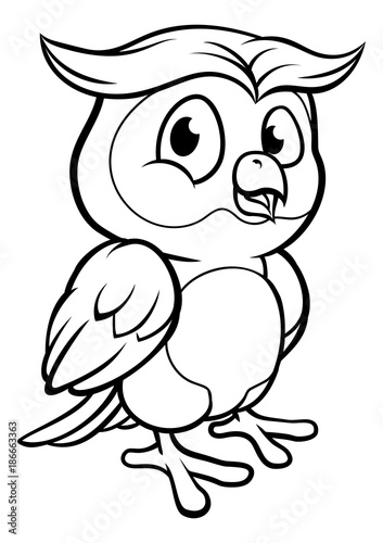 Cartoon Owl Character