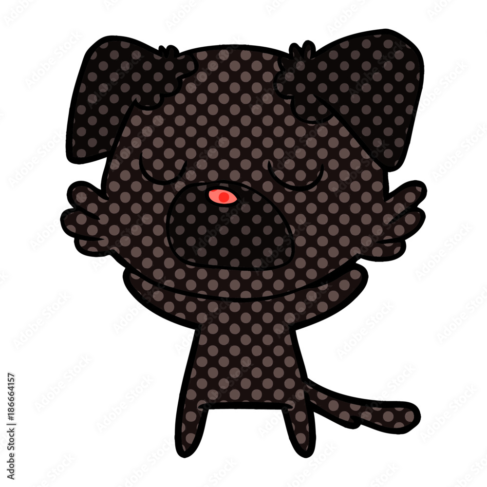 Fototapeta premium cartoon dog