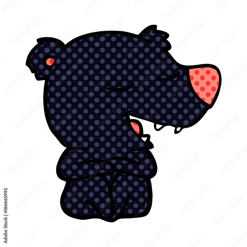 Obraz premium cartoon bear