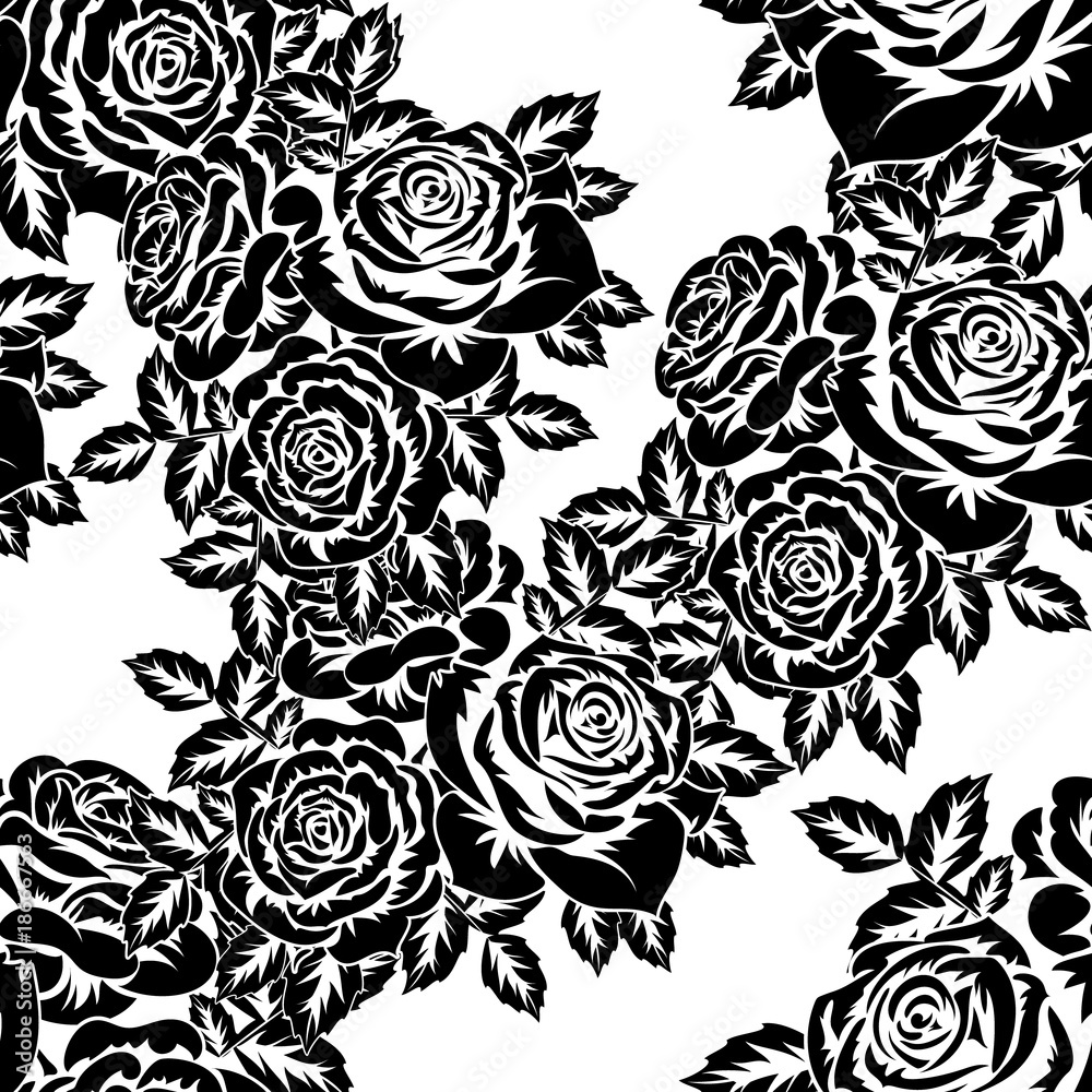 seamless monochrome pattern seamless monochrome pattern