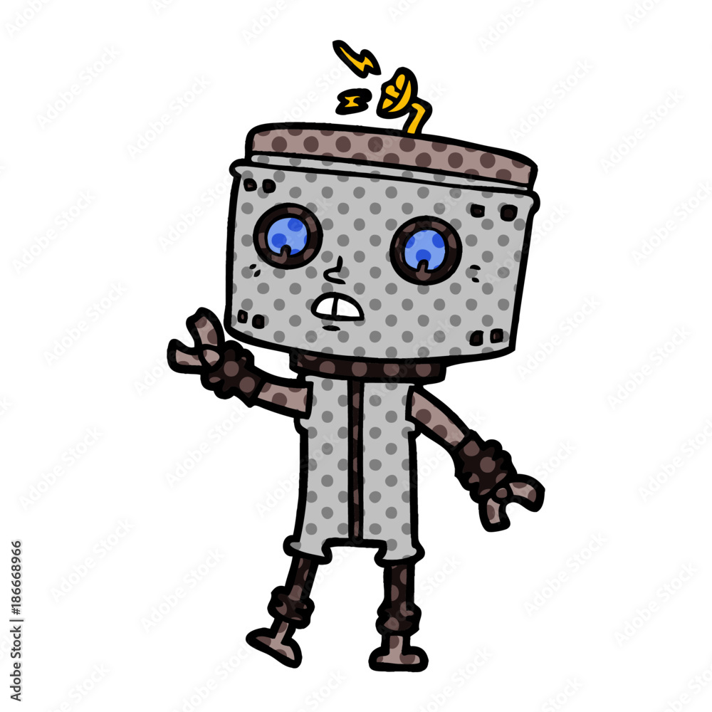 cartoon robot cartoon robot